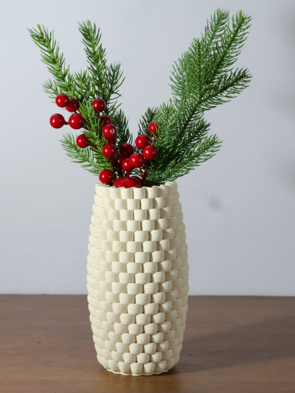 Flowery main – Ceramic 3D Printed Vase