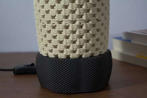 Textured lamp closeup